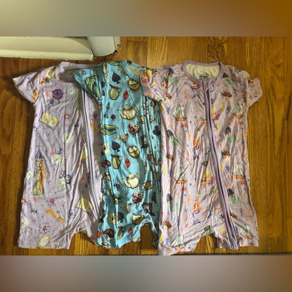 Little Crowns & Capes Bamboo Shortie Bundle